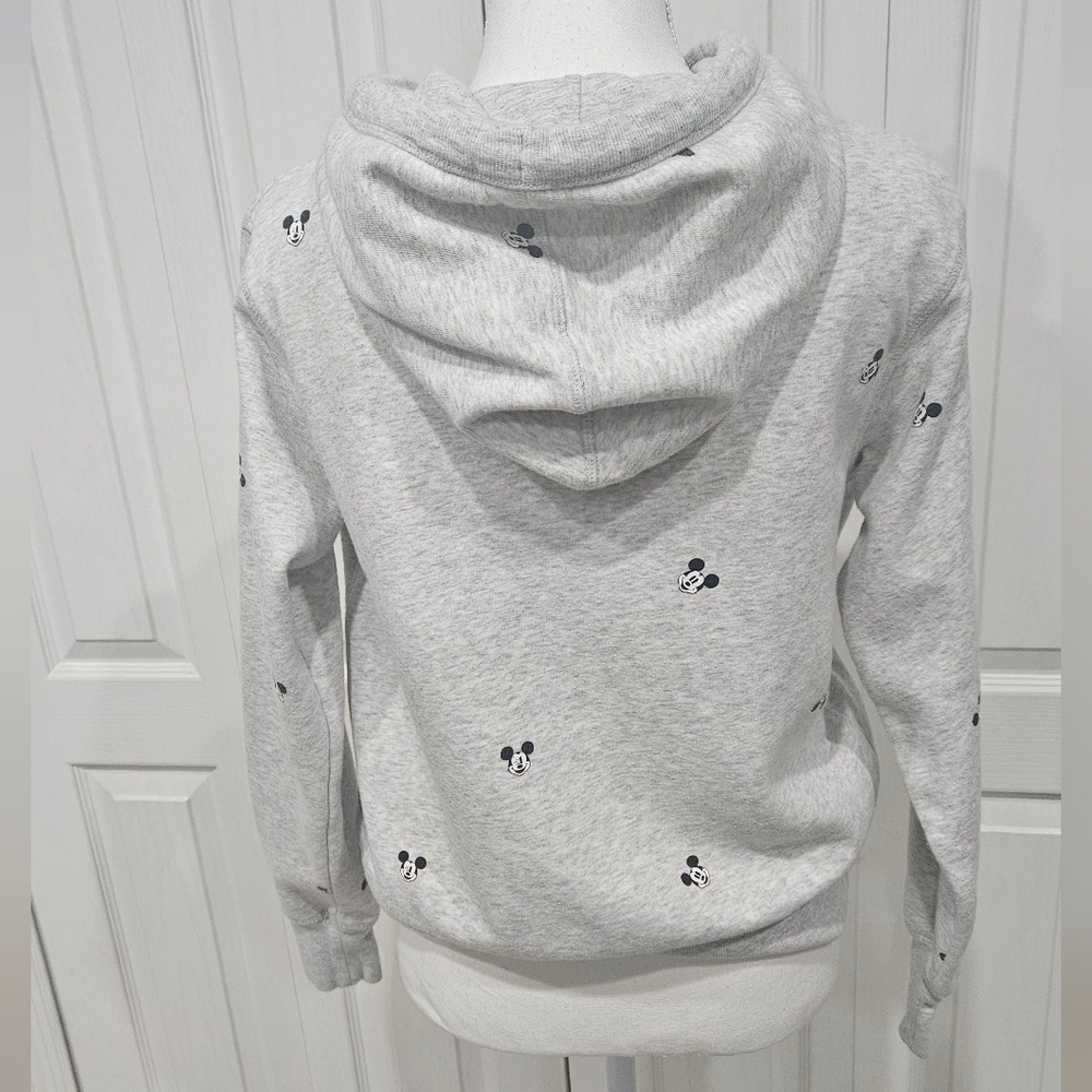 DISNEY Mickey Mouse Gray Hoodie Women's Size Small - Picture 3 of 4
